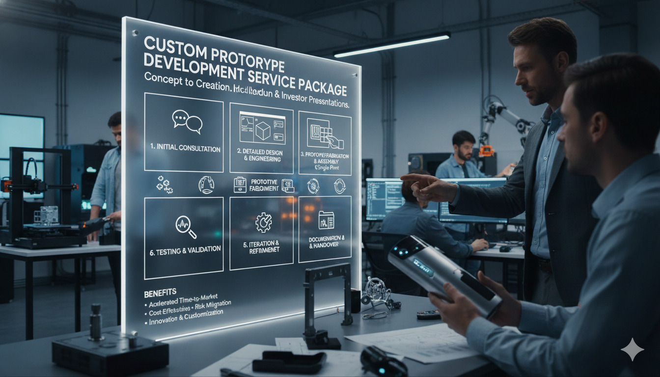 Custom prototype development service package